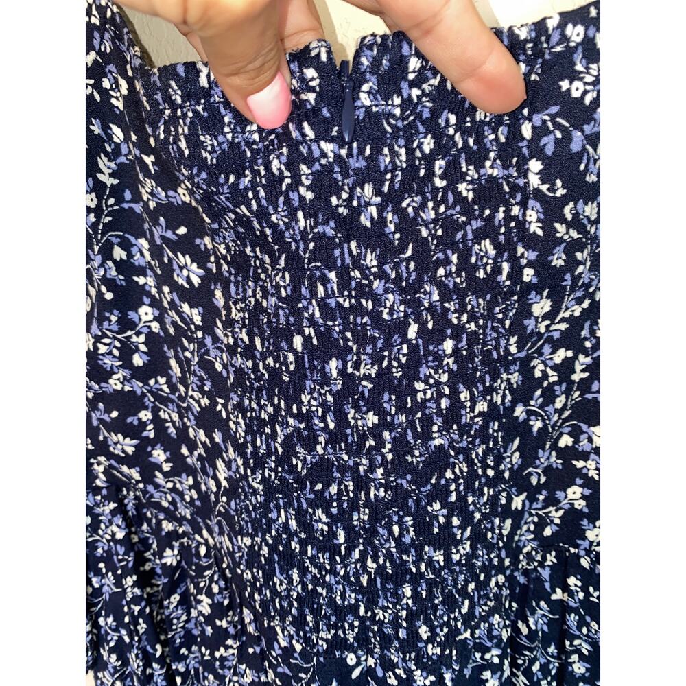 Reformation Inori Midi Floral Dress in Twilight SZ 8 - Picture 6 of 11